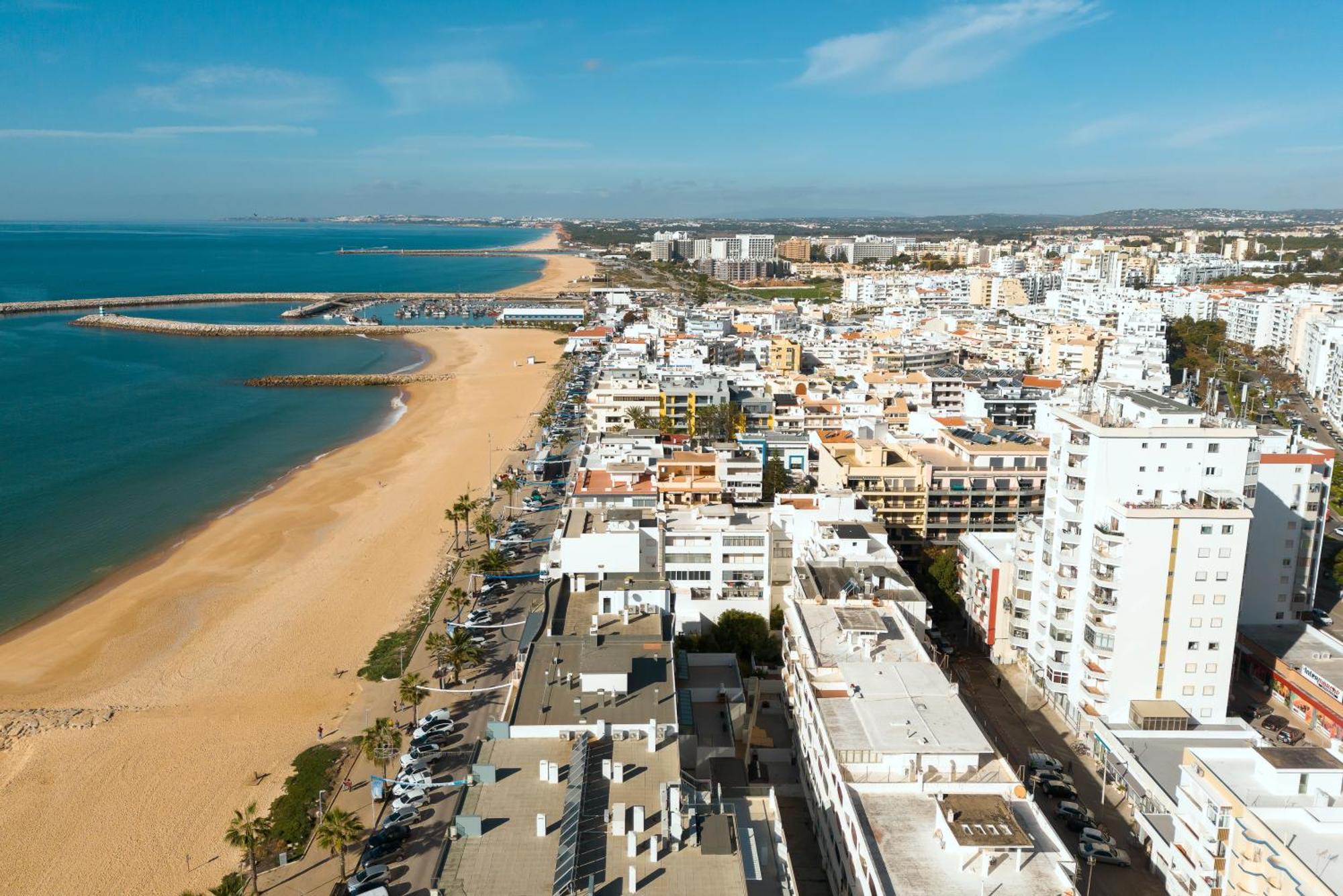 Ferienwohnung Jaune - 50 Meters To The Beach - Quarteira Exterior foto